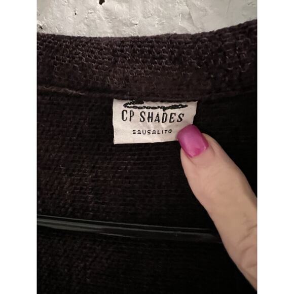 CP Shades Linen Blend Button Down Shirt/Shacket - M - Picture 3 of 5